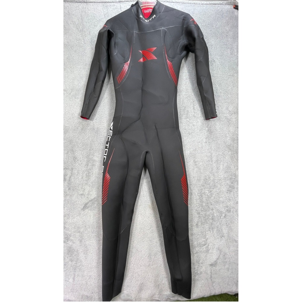 Xterra Wetsuit Mens Large Black Vector Pro Full Suit Neoprene Triathlon Swimming